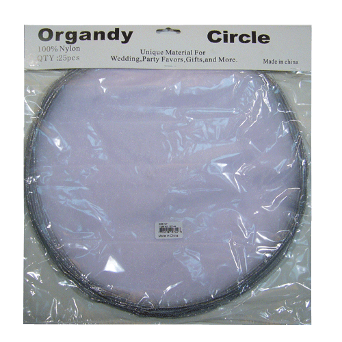 JKM Organdy Circle 12 Inch Diameter