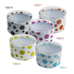 JKM Circle Boxes with Clear Lid