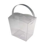 JKM Take Out Boxes - Clear with Plastic Handle