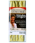 Wrights Extra Wide Double Fold Lame Bias Tape