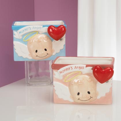 JKM Mommy's Angel Musical Planter