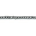 Wrights Silver Metallic President Braid