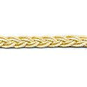 Wrights Fine Gold Metallic Pleather - 5/16"
