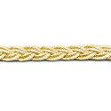 Wrights Fine Gold Metallic Pleather - 5/16"