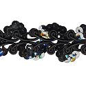 Wrights Sequin Double Snail - 1 1/4"