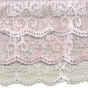 Wrights Triple Tier Ruffle - 2 1/2"