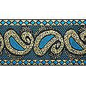 Wrights Paisley Band with Metallic - 1 3/8"