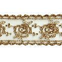 Wrights Sheer Lace Metallic 1 1/8 inch