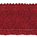 Wrights Red Chainette Fringe - 2"