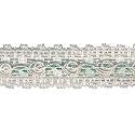 Wrights Lace with Rose - 7/8"