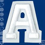 Wrights Letter A Raised Embroidery