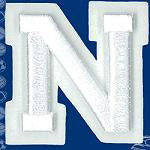 Wrights Letter N Raised Embroidery