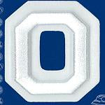 Wrights Letter O Raised Embroidery