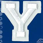 Wrights Letter Y Raised Embroidery
