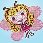Wrights Pink Butterfly Girl