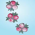 Wrights Floral Cluster Pink