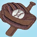 Wrights Baseball+Glove Brown/White