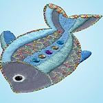 Wrights Small Blue Fish with Gems