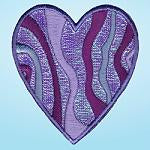 Wrights Iridescent Heart Lavender