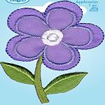 Wrights Satin Flower Lavender