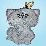 Wrights Cat with Butterfly