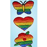 Wrights Rainbow Flower/Heart/Butterfly