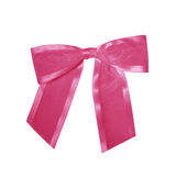 JKM Pre-Tied Bows with Wire Twist Satin Edge Organza Bow