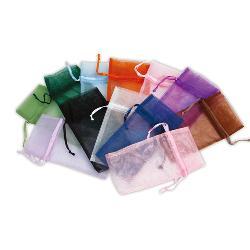 JKM Organza Pouch Rectangle - 6"x14" ; 12 Pcs