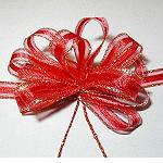 JKM Sheer Pull Bow Ribbon - 3/8"