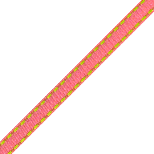 JKM Double Dashes on Grosgrain - 3/8" Width