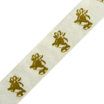 JKM Wedding Bells Print on Sheer Ribbon