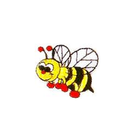 JKM Bumble Bee Applique Stick On