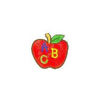 JKM ABC Apple Applique Stick On
