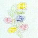 JKM Multi Flower Yellow/Blue/Pink Applique (Iron On)