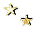 JKM Small Shadowed Star Applique (Iron On)