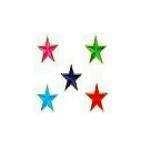 JKM Small Star with Gold Outline Applique (Iron On)
