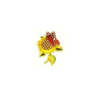 JKM Sunflower/Butterfly Applique Stick On