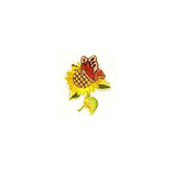 JKM Sunflower/Butterfly Applique Iron On