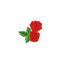 JKM Red Roses Applique Stick On