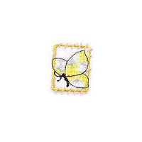 JKM Light Butterfly in Frame Applique Iron On