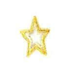 JKM Small Gold/Silver Star with Open Center Applique (Stick On)