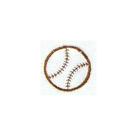 JKM Large Baseball Applique Iron On