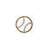 JKM Large Baseball Applique Iron On