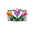 JKM Small Tulips Applique (Stick On)
