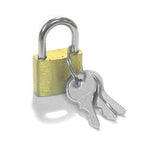 JKM Solid Brass Padlock - 20mm