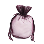 JKM Organza Round Gusset Bag with Drawstring