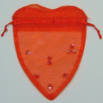JKM Sheer Sequined Heart Bags