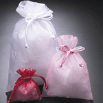JKM Sheer Gift Bags with Hearts