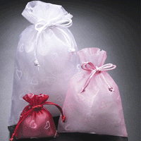 JKM Sheer Gift Bags with Hearts