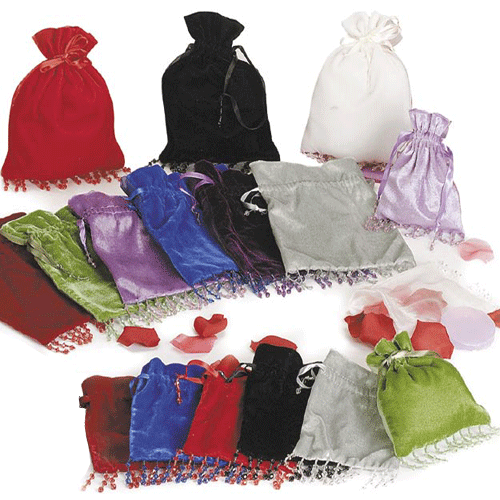 JKM Sheer & Velvet Beaded Bags
